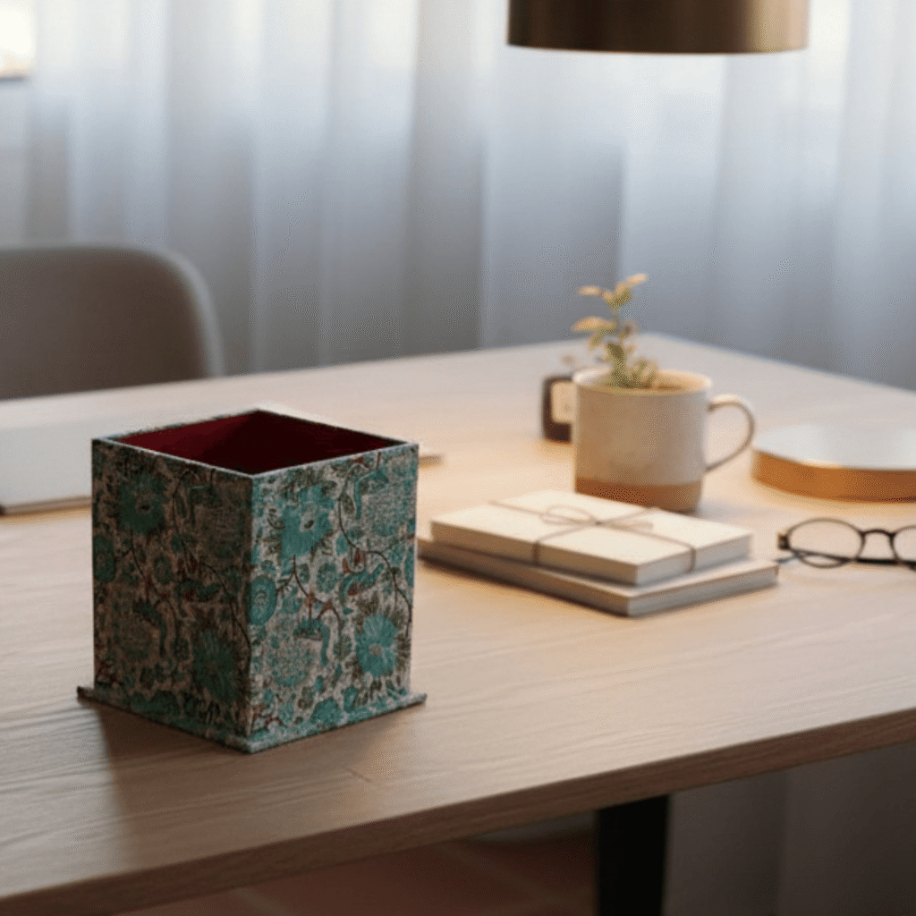 Cubo Organizador turquesa