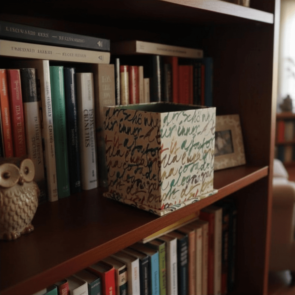 Cubo Papel Letras