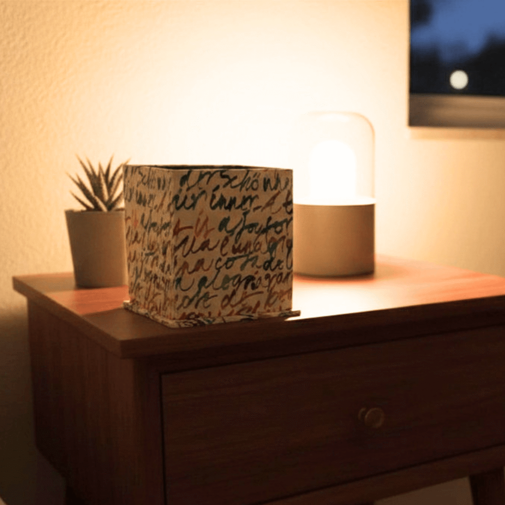 Cubo Papel Letras I