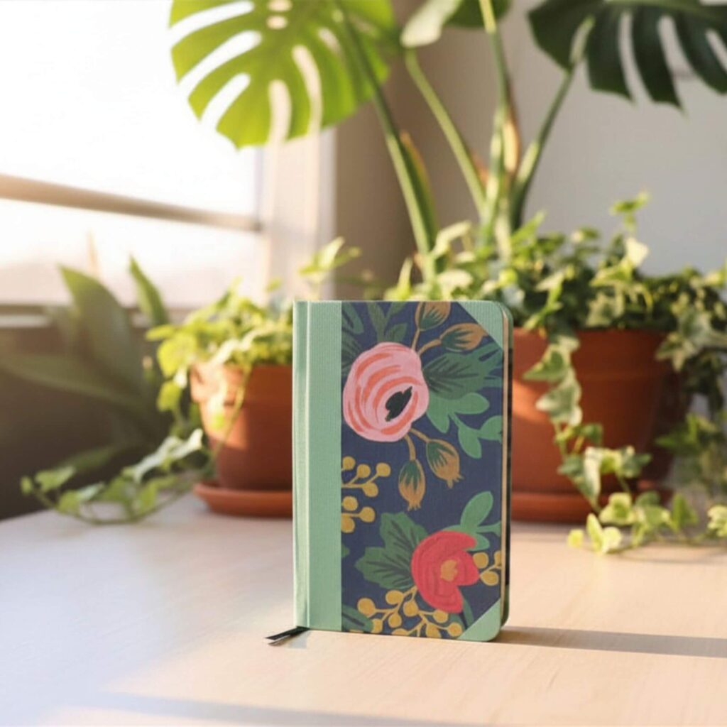 Libreta Tapa Dura Floral 1
